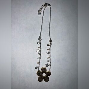 Brighton Gold and Silver Floral Necklace